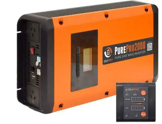 BMPRO PurePro 2000w Invertor Pure Sine with Remote ATS and RCD