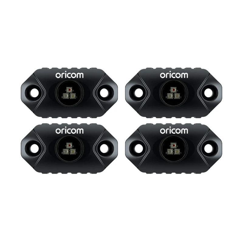 Oricom App Controlled LED Rock Light 4 Pack RGB