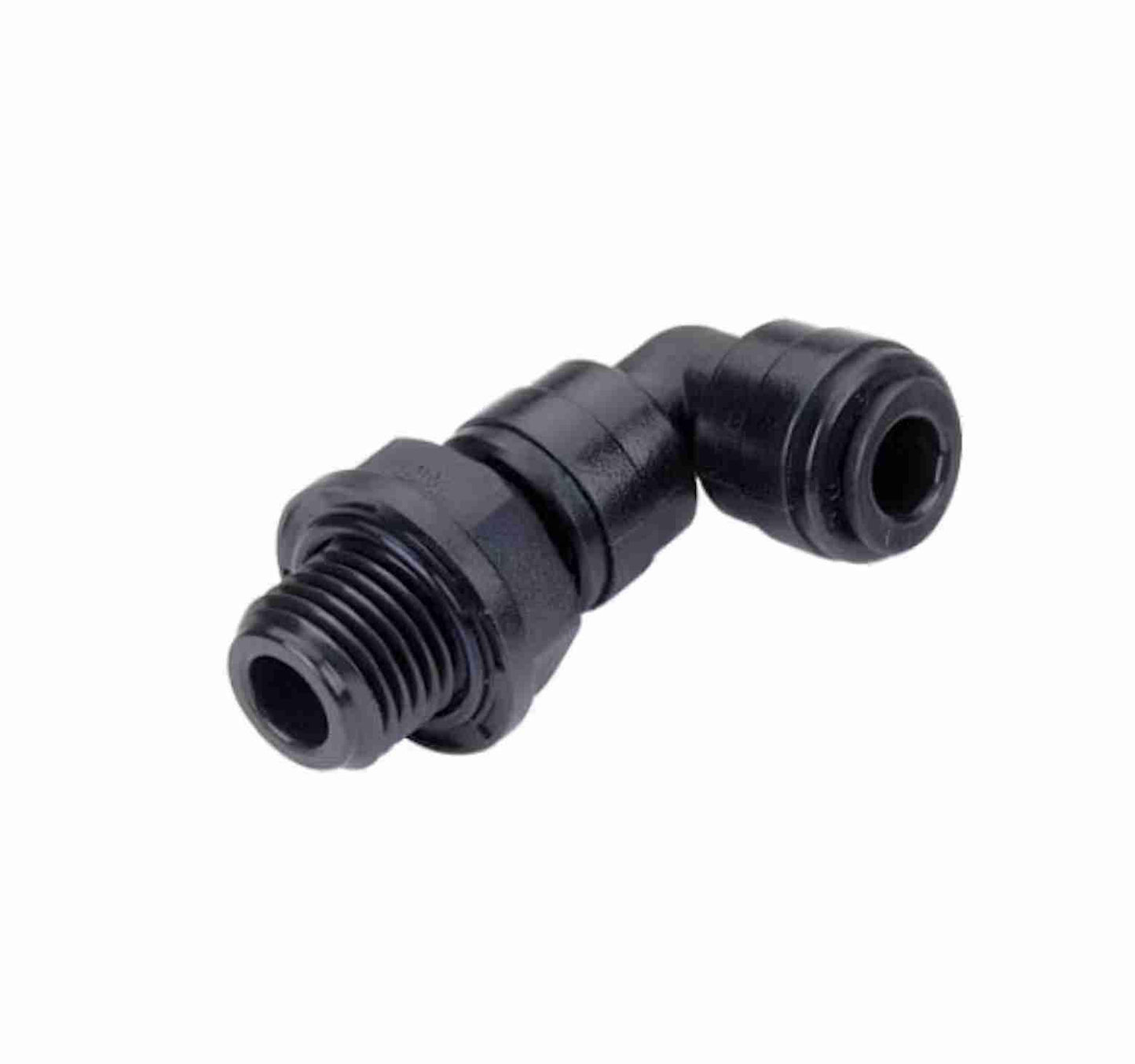 Caravan RV Water John Guest Type Elbow Swivel BSPT(PT) Thread 12mm x 1/2" BSPT(PT)