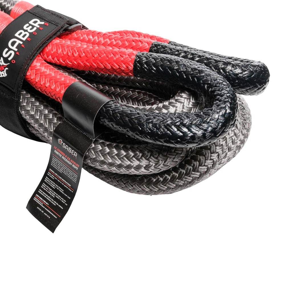 Saber 12,500KG Heavy Duty Offroad 9 Meter Kinetic Recovery Rope — SBR-12KRR