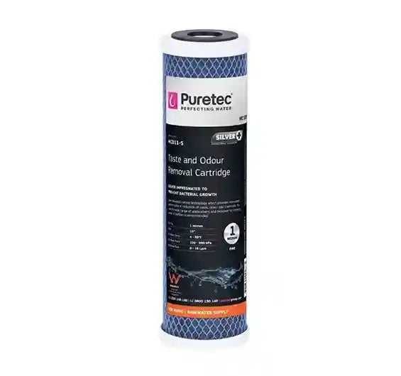Caravan RV Moulded Carbon Catridge 10inch 1UM Silver