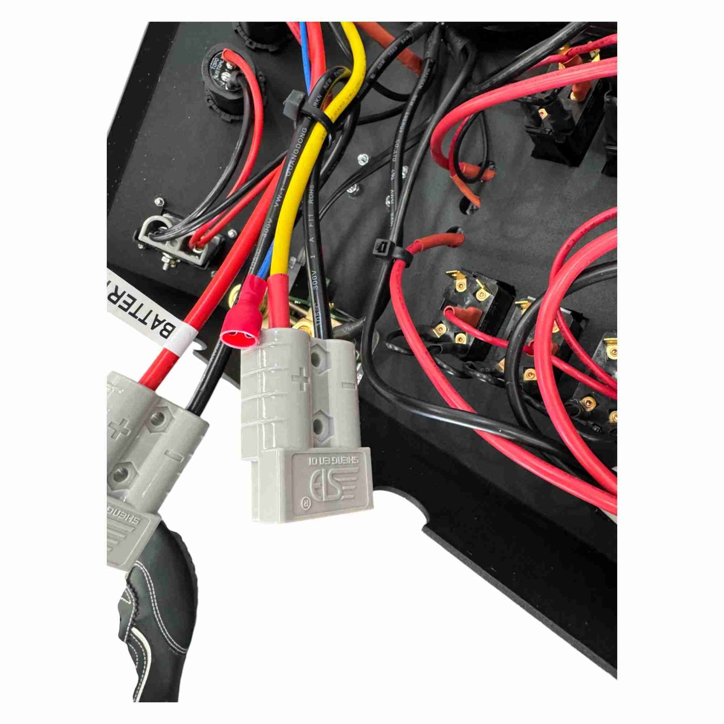 40A Lithium DC–DC Canopy Distribution Charging Board with Solar Input