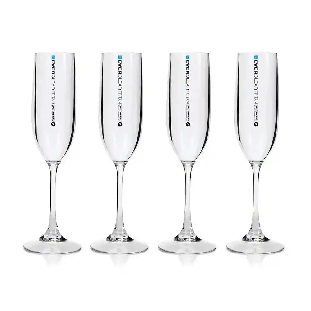 Campfire Tritan Champagne Flute 145ml 4 Pack