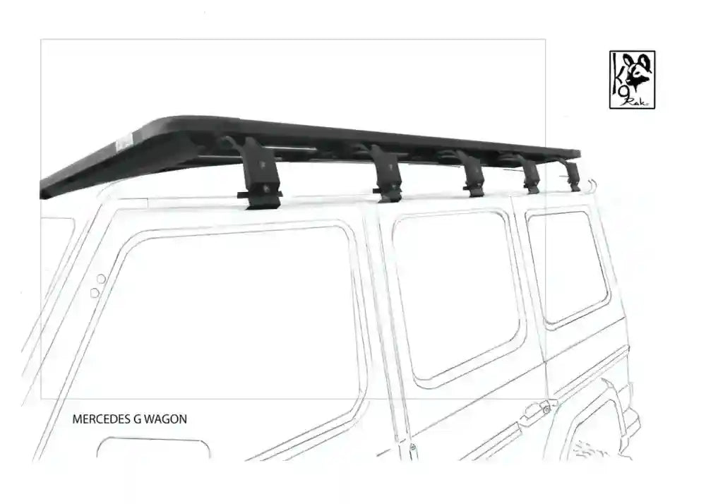Mercedes G Wagon K9 Roof Racks Expedition Quality 1500WX2000L - Summer Sale