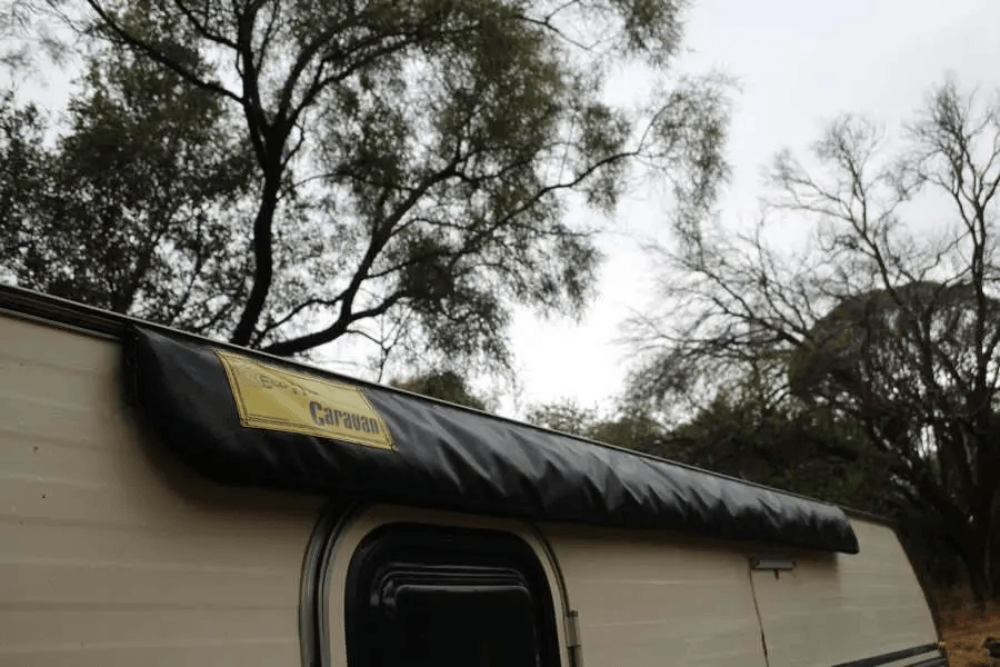 Eezi-Awn Caravan Bag Awning 3.5M Grey - Black Friday Sale - Everything Caravans