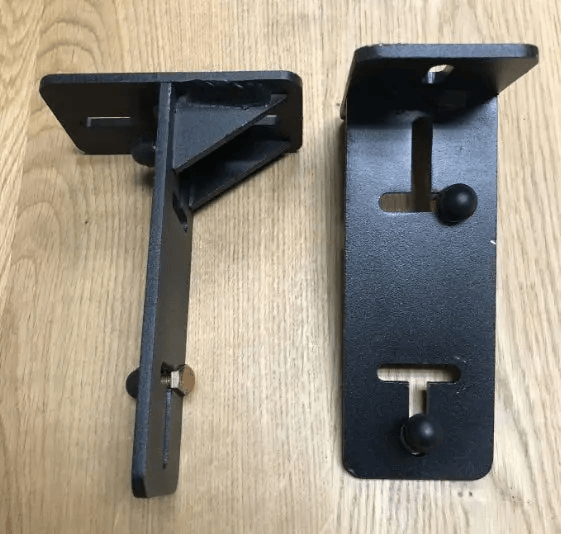 Eezi-Awn K9 T Bracket Awning Adaptor Pair - K9-154C - Black Friday Sale - Everything Caravans