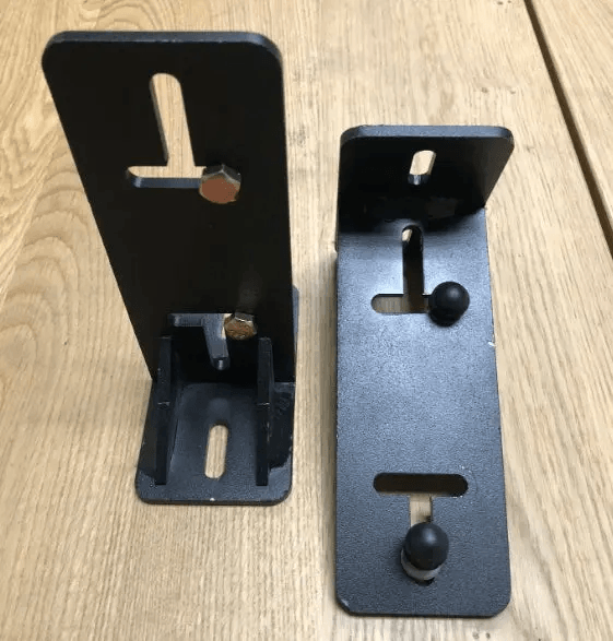 Eezi-Awn K9 T Bracket Awning Adaptor Pair - K9-154C - Black Friday Sale - Everything Caravans