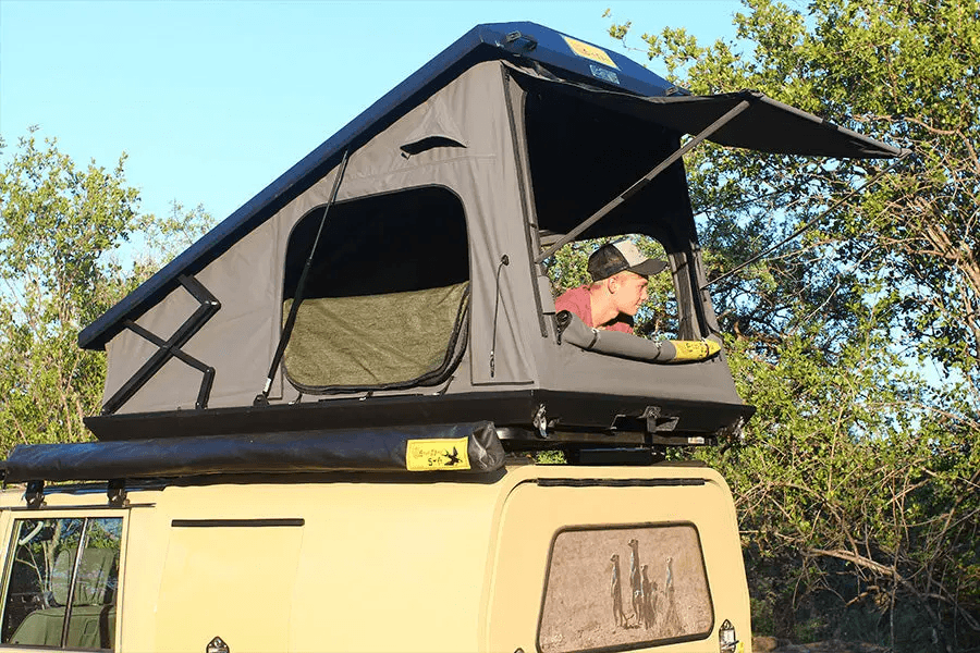Eezi-Awn Stealth Hard Shell Tent with Scissor Mechanism - Black Friday Sale - Everything Caravans