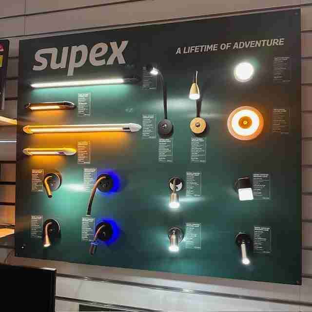 Supex 60mm LED Caravan Reading Light