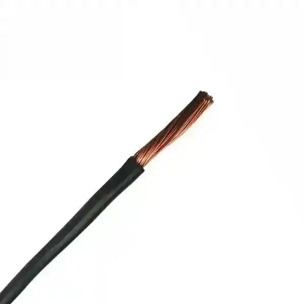 Cable Single 6mm 4.59mm2 Black 30M Roll