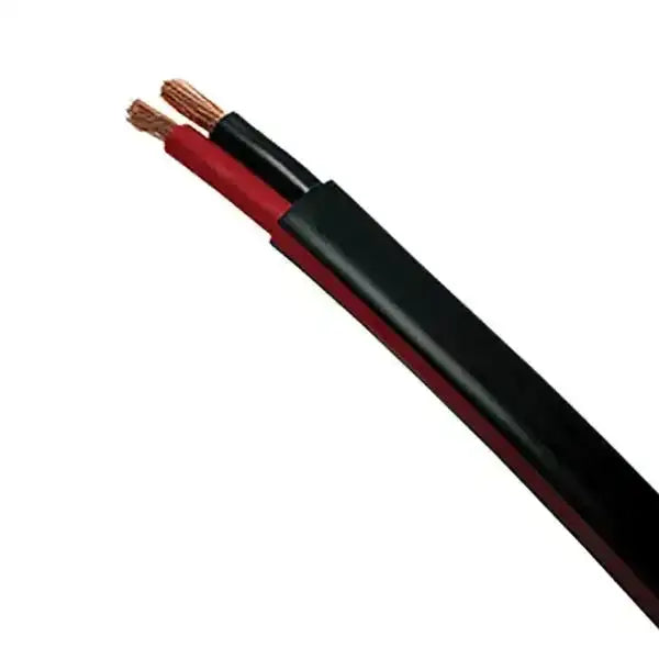 Cable Twin Sheath 4mm 1.84mm2 Black Per M