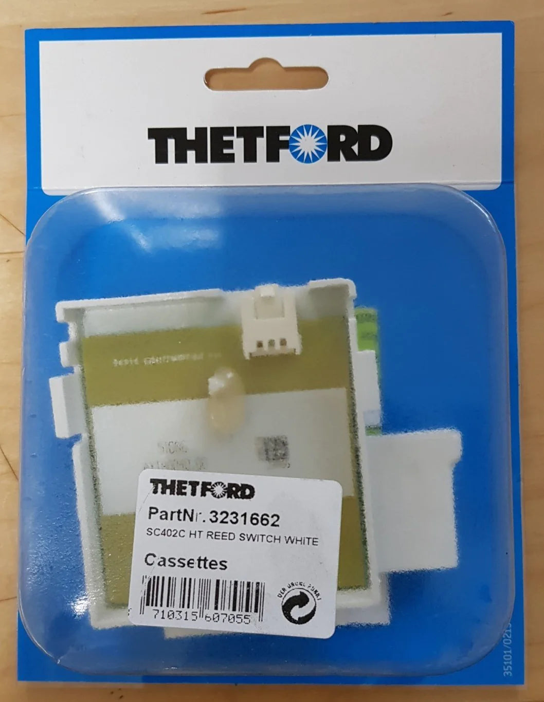 Thetford Toilet Reed Switch White SC402C