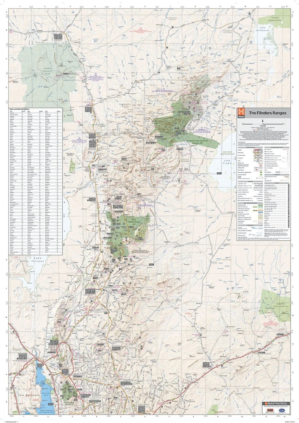 Hema Flinders Ranges Map - Everything Caravans