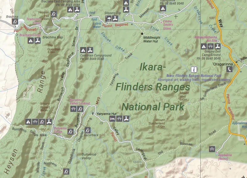 Hema Flinders Ranges Map - Everything Caravans