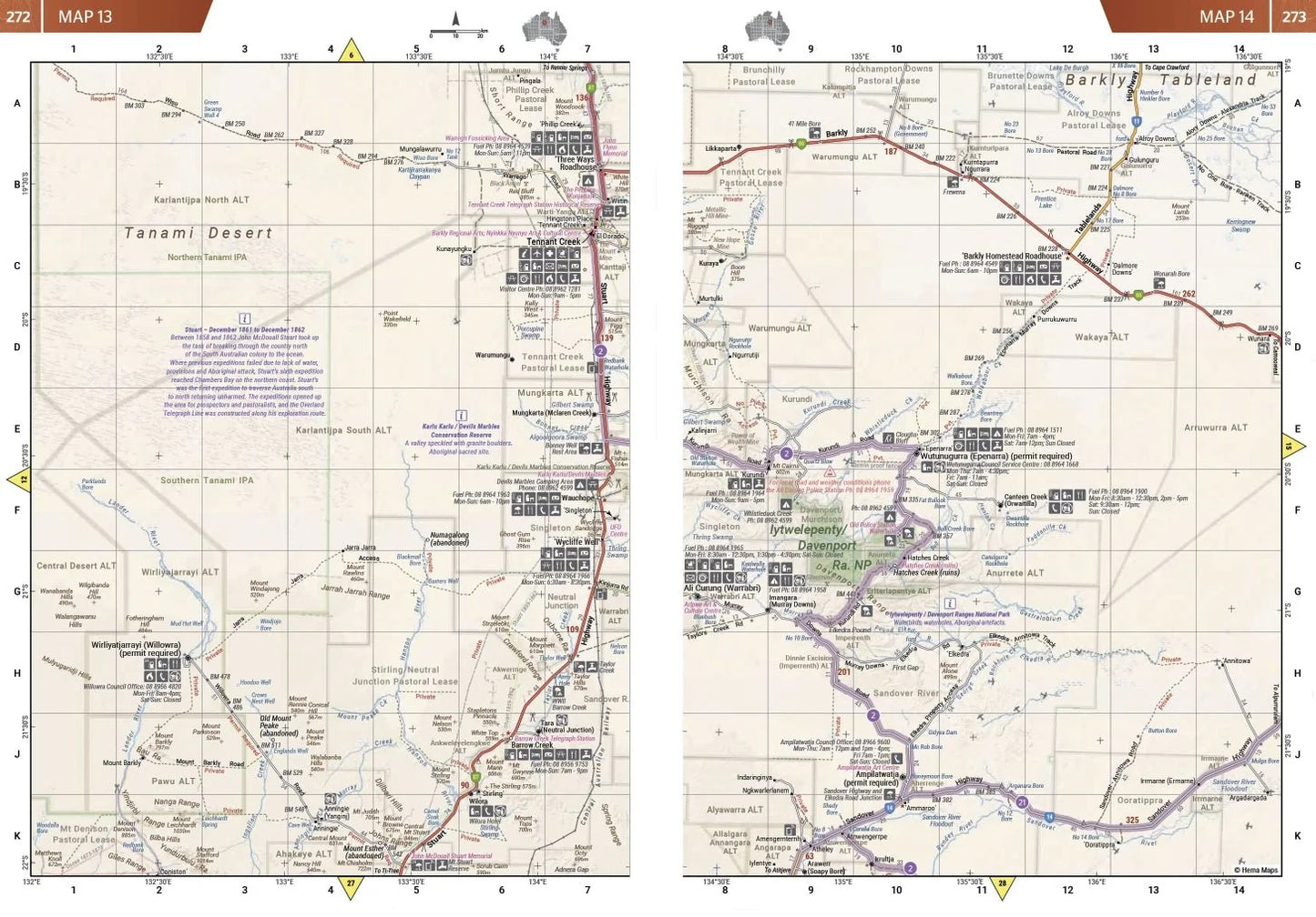 Hema Great Desert Tracks Atlas and Guide - Everything Caravans