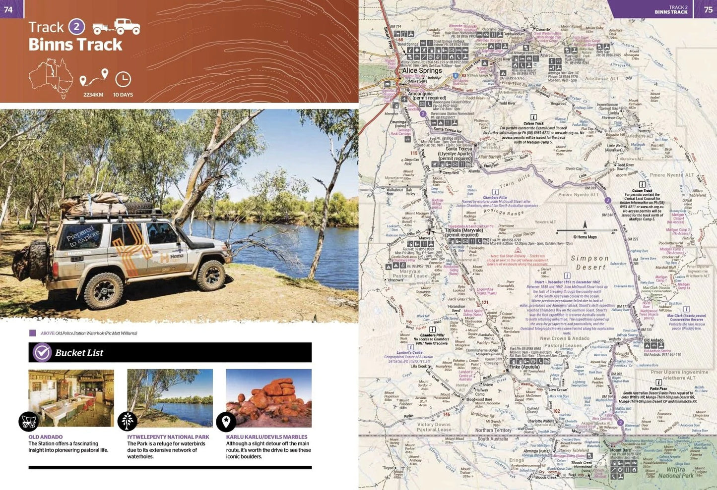 Hema Great Desert Tracks Atlas and Guide - Everything Caravans