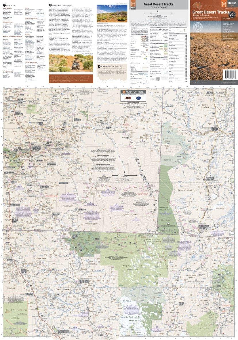 Hema Great Desert Tracks Simpson Desert - Everything Caravans