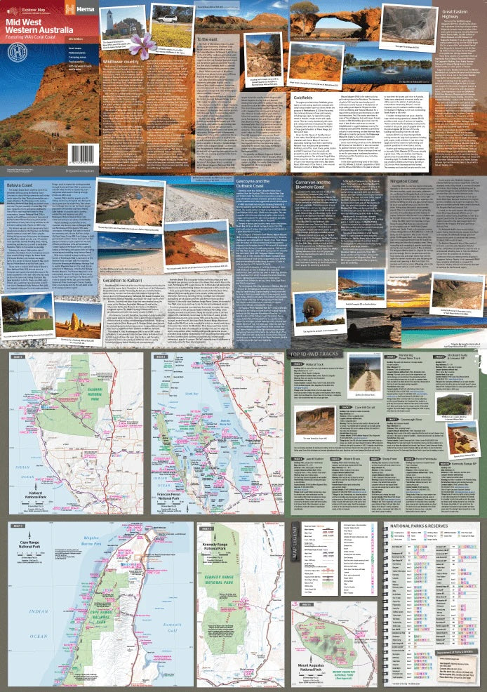 Hema Mid West Western Australia Map - Everything Caravans