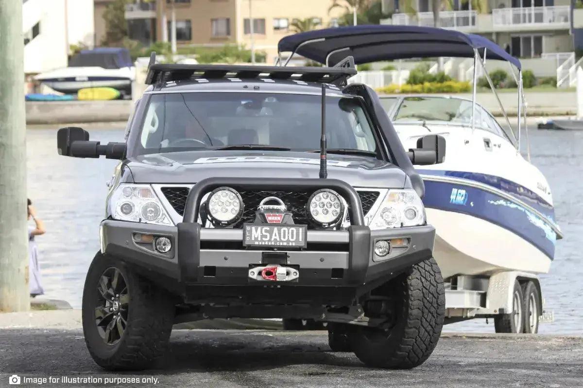 MSA Towing Mirror compatible with Ford Ranger Black - Everything Caravans