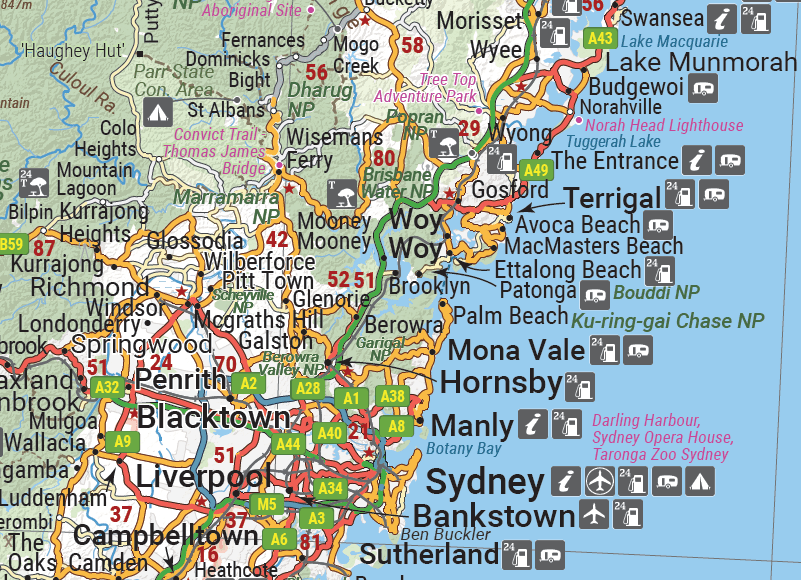 Hema New South Wales State Map - Everything Caravans
