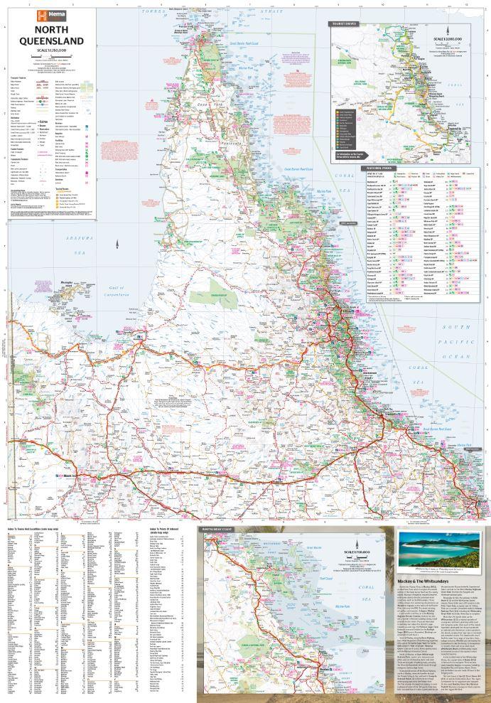 Hema North Queensland Map - Everything Caravans