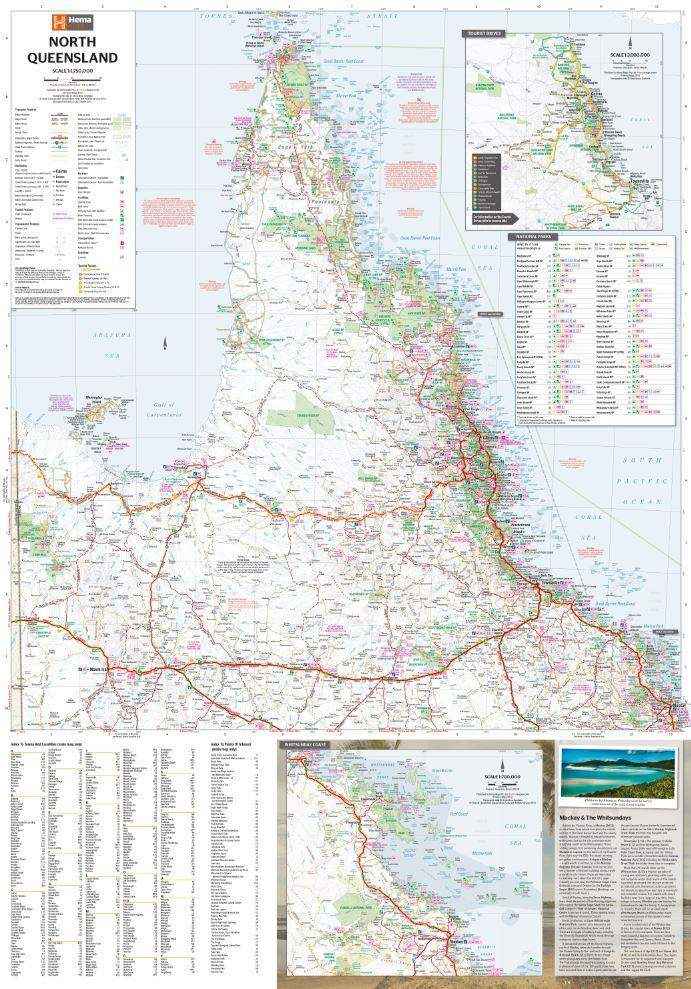 Hema North Queensland Map - Everything Caravans