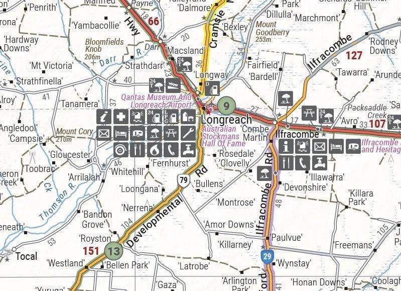 Hema Outback Queensland Map - Everything Caravans