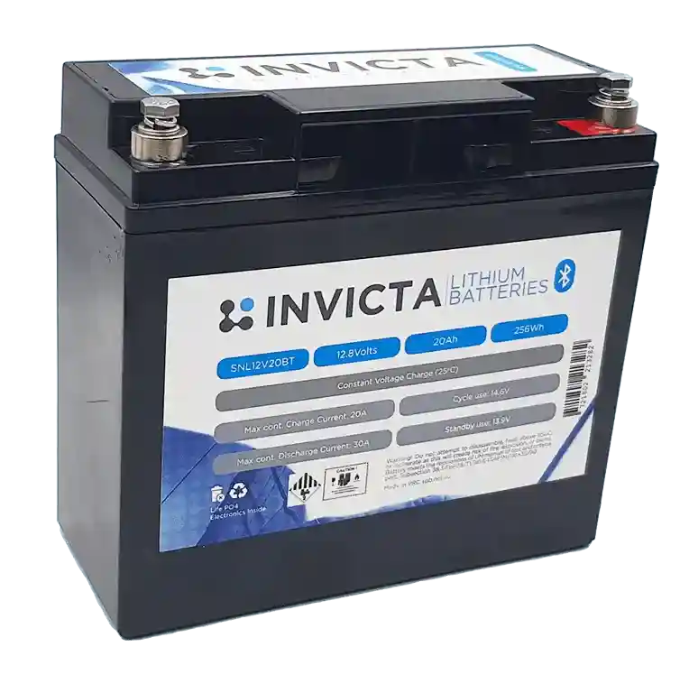 20Ah Lithium Life Po4 Invicta Battery - Everything Caravans