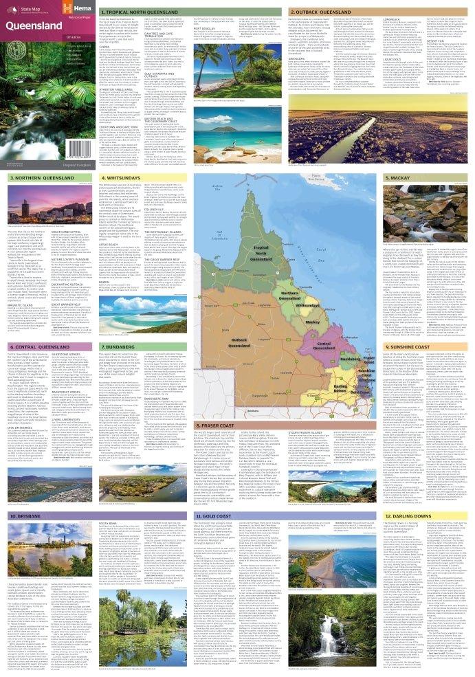 Hema Queensland State Map - Everything Caravans