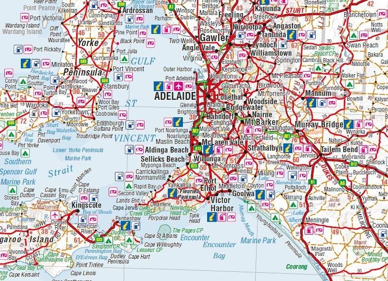 Hema South Australia State Map - Everything Caravans