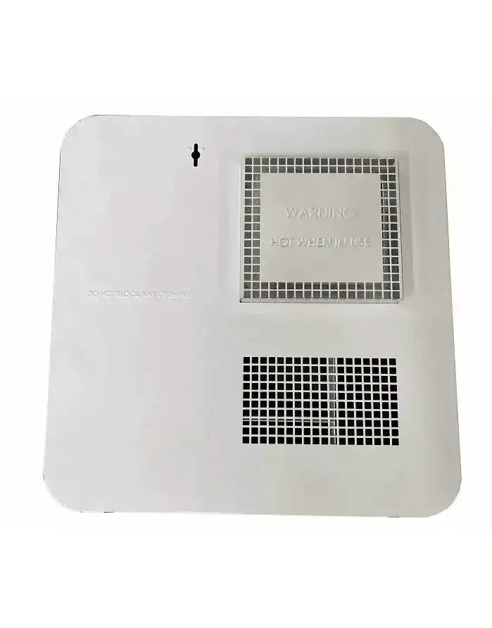 Suburban Hot Water Service Outer White Door With Hinge - Everything Caravans