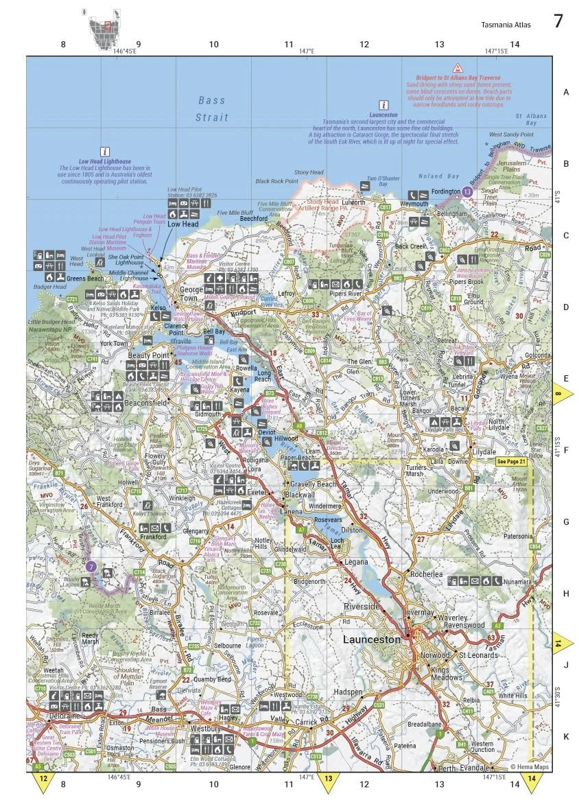 Hema Tasmania Atlas and Guide - Everything Caravans