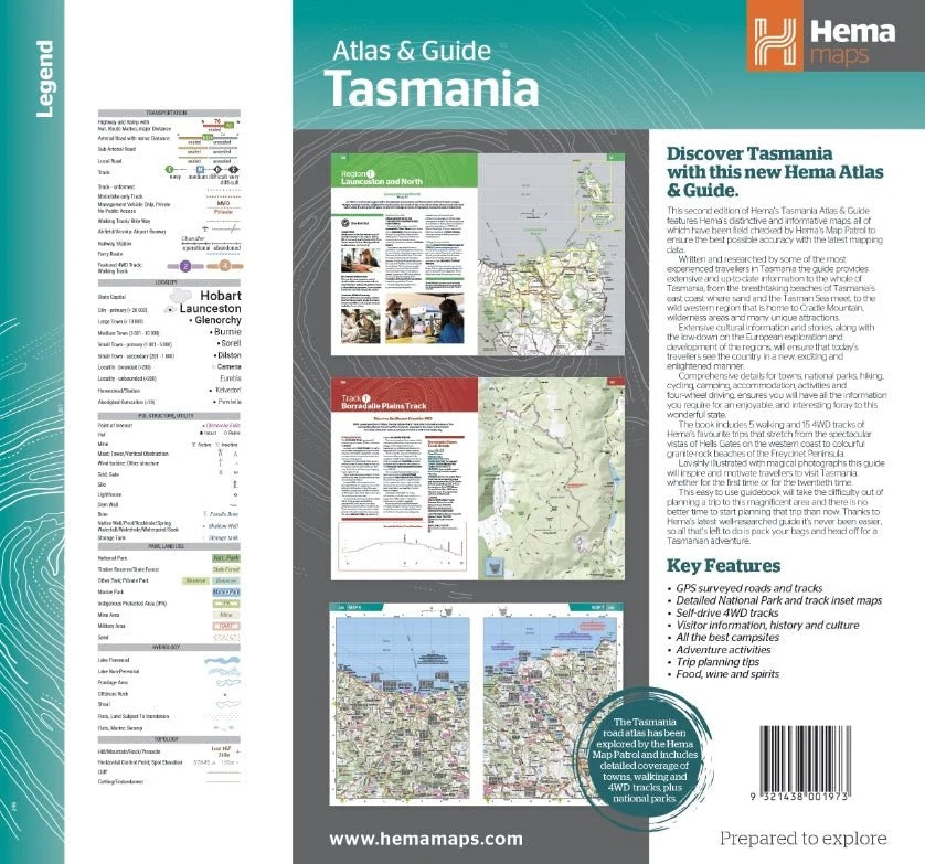 Hema Tasmania Atlas and Guide - Everything Caravans