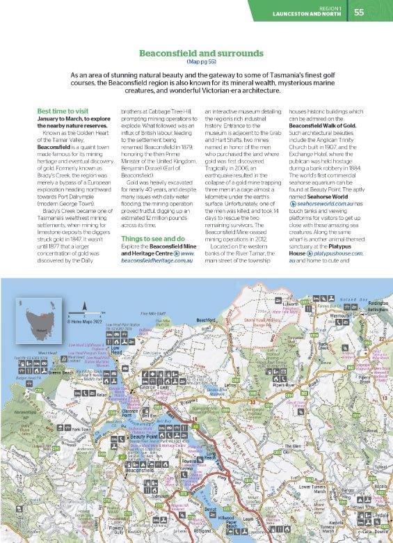 Hema Tasmania Atlas and Guide - Everything Caravans