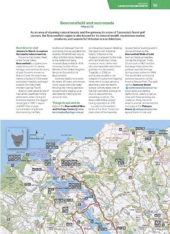 Hema Tasmania Atlas and Guide - Everything Caravans