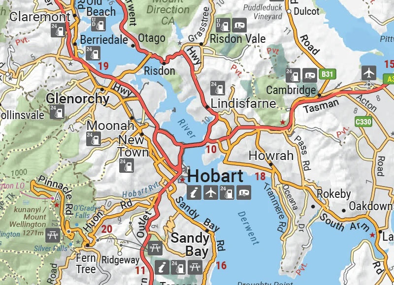 Hema Tasmania State Map - Everything Caravans