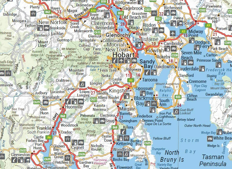 Hema Tasmania State Map - Everything Caravans