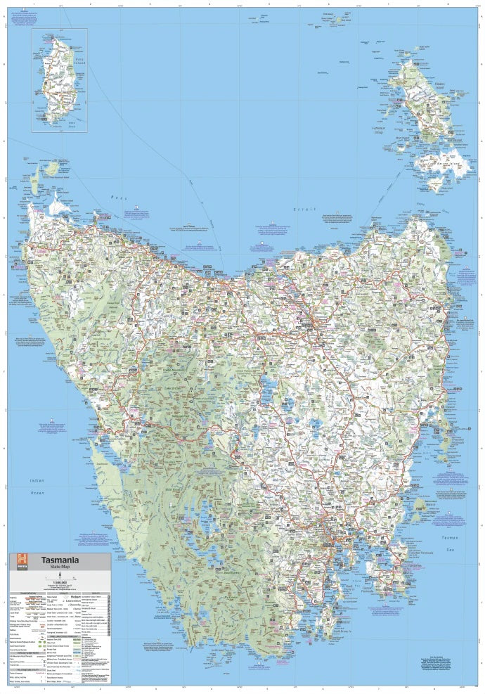 Hema Tasmania State Map - Everything Caravans