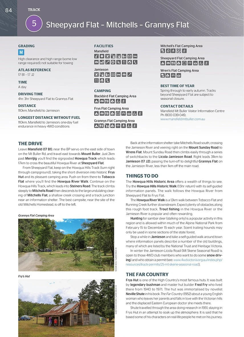 Hema The Victorian High Country Atlas and Guide - Everything Caravans