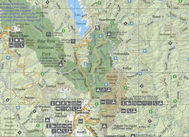 Hema The Victorian High Country Map - Everything Caravans