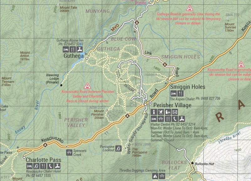 Hema The Victorian High Country - North Eastern Map - Everything Caravans