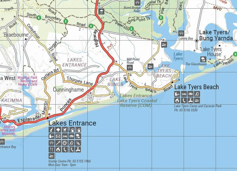 Hema The Victorian High Country - South Eastern Map - Everything Caravans