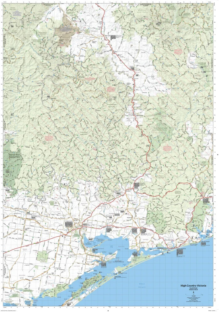 Hema The Victorian High Country - South Eastern Map - Everything Caravans