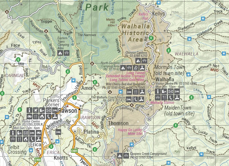 Hema The Victorian High Country - South Western Map - Everything Caravans