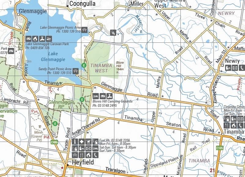 Hema The Victorian High Country - South Western Map - Everything Caravans