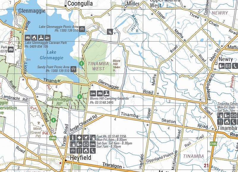 Hema The Victorian High Country - South Western Map - Everything Caravans