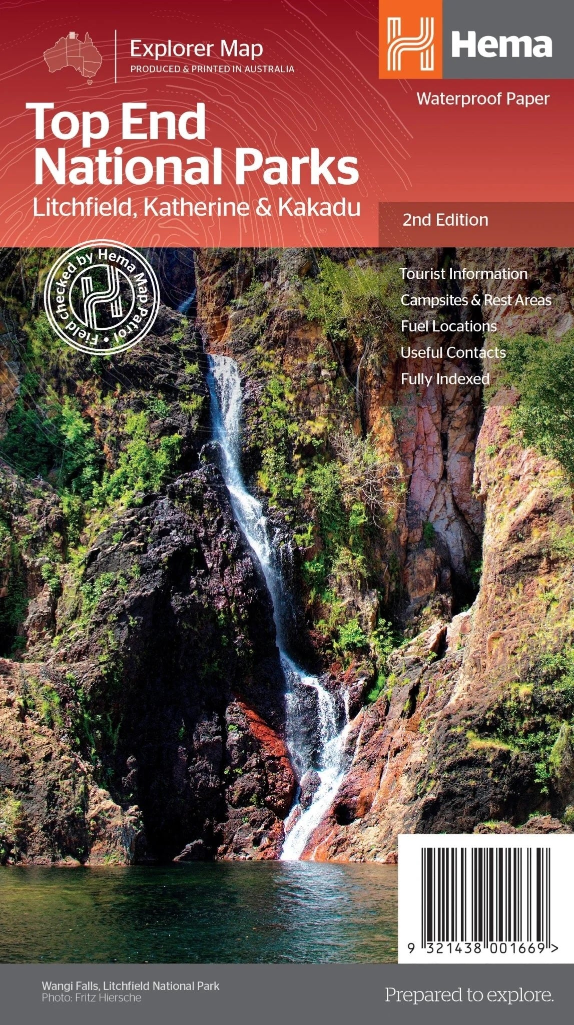 Hema Top End National Parks Map Litchfield Katherine and Kakadu - Everything Caravans