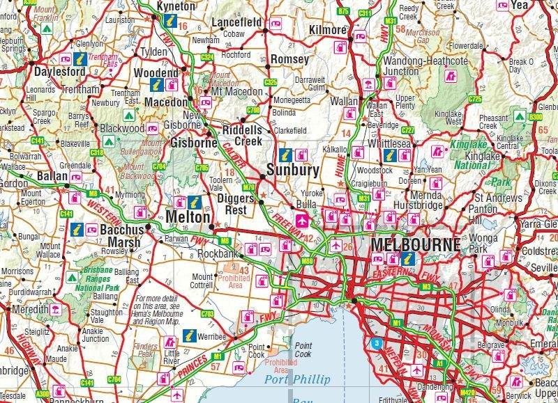 Hema Victoria State Map - Everything Caravans