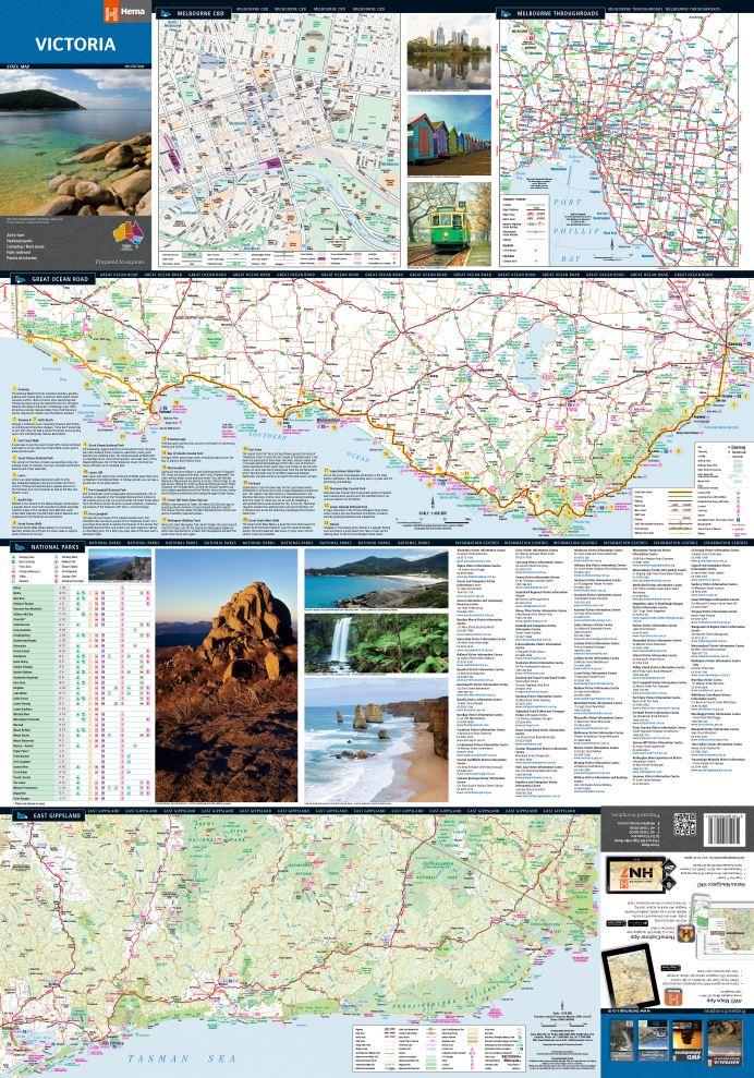 Hema Victoria State Map - Everything Caravans