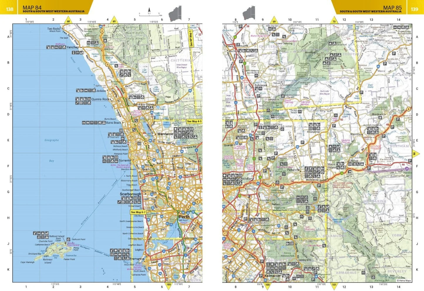 Hema Western Australia Road and 4WD Track Atlas - Everything Caravans